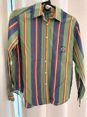 Vintage Ralph Lauren Striped Button-Down Shirt